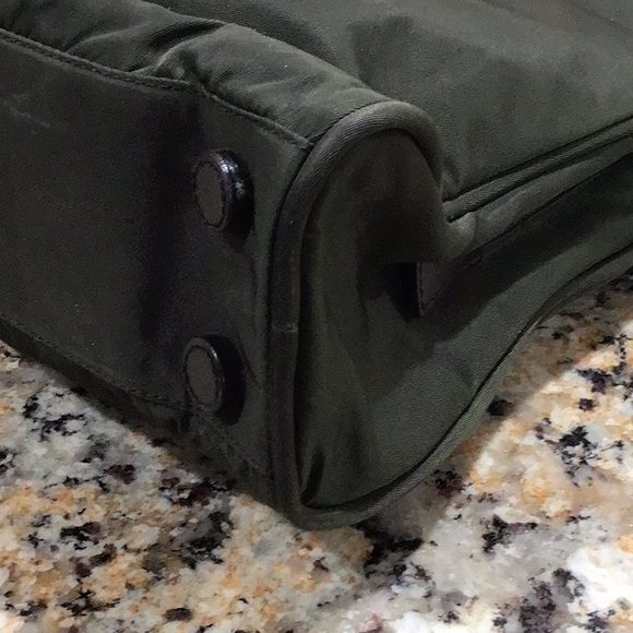 Prada Green Nylon Tote Handbag Bag - Picture 10 of 10